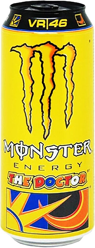 Energy carbonated drink "Black Monster The Doctor" 0.449l