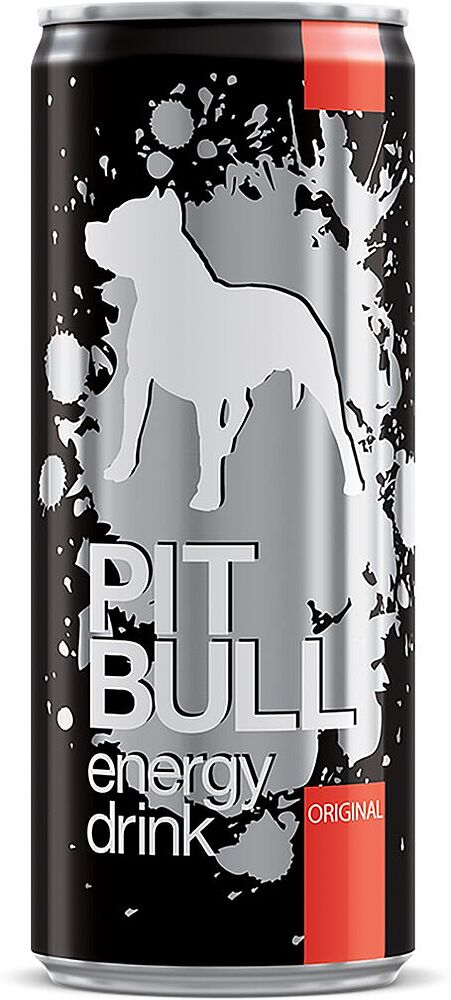 Энергетический газированный напиток "Pit Bull Original" 0.25л