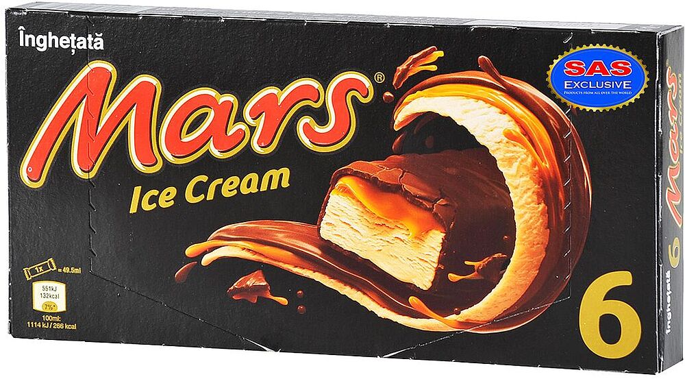 Creamy ice cream "Mars" 6*40g