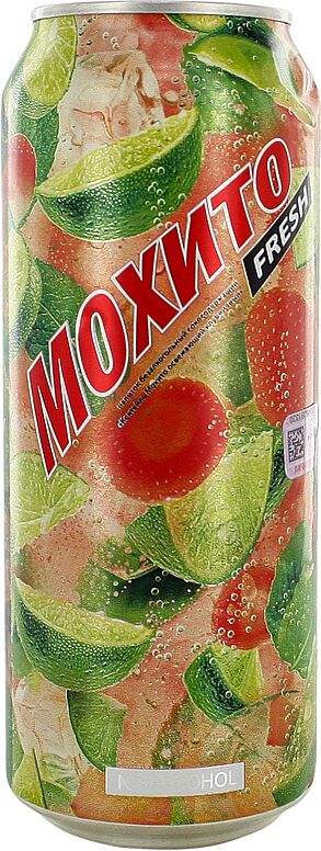 Carbonated cocktail "Mokhito" 0.5l  