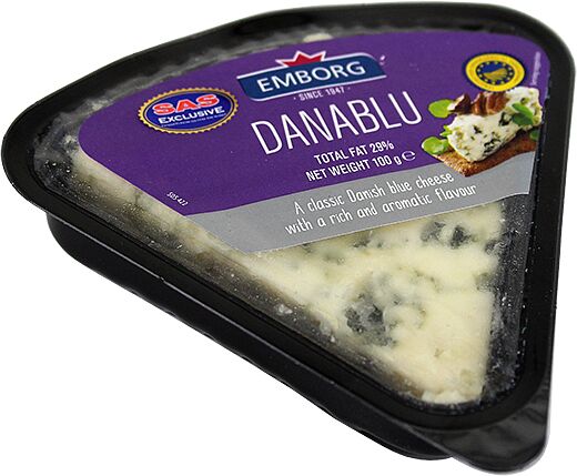 Blue vein cheese "Emborg Danablu" 100g
