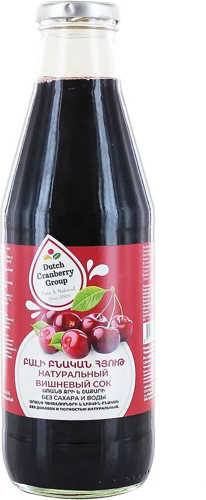 Сок "Dutch Cranberry Group" 750мл Вишня