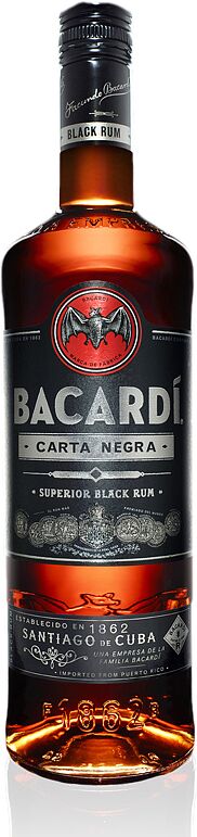 Ром "Bacardi Black Carta Negra" 1л  