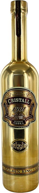 Водка "Cristall Golden Ring" 0.75л