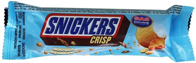 Milk ice cream "Snickers Crisp" 47g