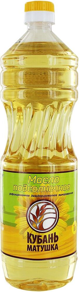 Sunflower oil "Kuban Matushka" 1l
