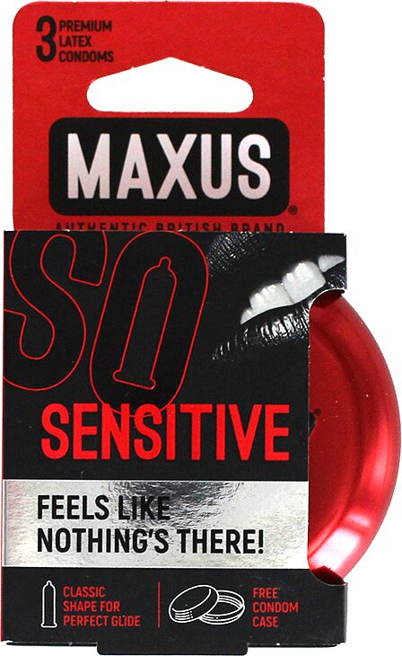 Պահպանակներ «Maxus Sensitive» 3հատ