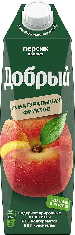 Juice "Dobriy" 1l Peach & apple