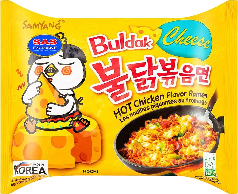 Noodles "Samyang" 140g Chicken & Cheese
