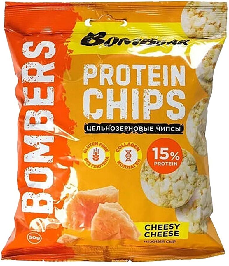 Protein chips "Bombbar" 50g Cheese
