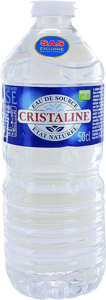 Աղբյուրի ջուր «Crsitaline» 0.5լ
