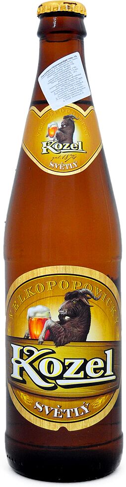 Beer "Velkopopovicky Kozel" 0.5l 