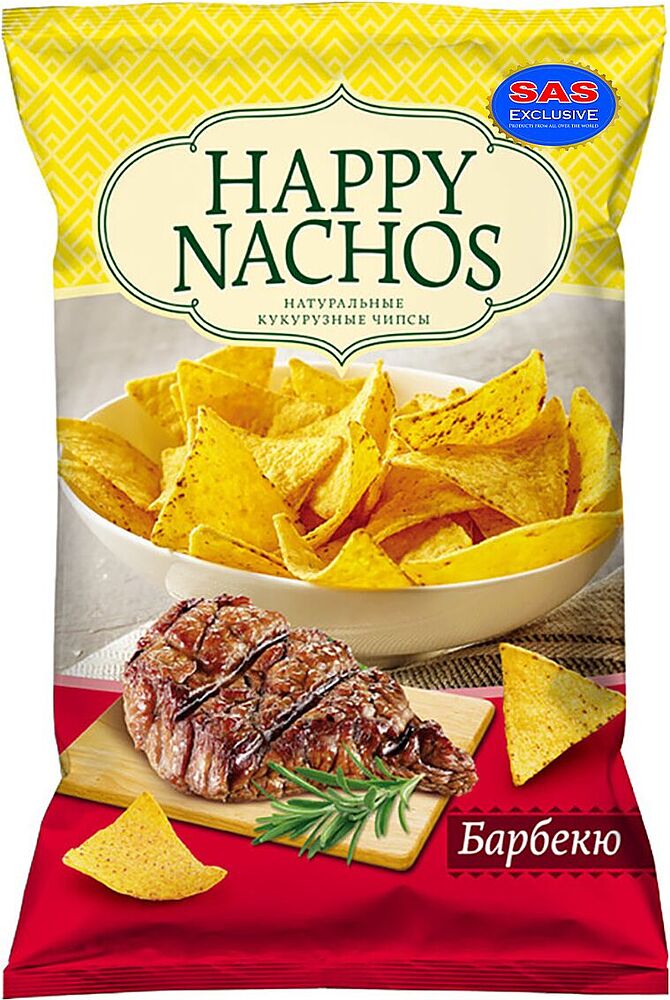 Չիպս «Happy Nachos» 75գ Խորոված