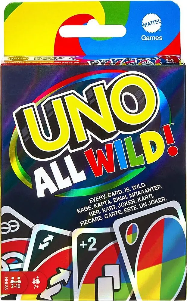 Խաղաքարտեր մանկական «UNO All Wild»