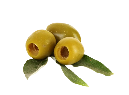 Pitted olives